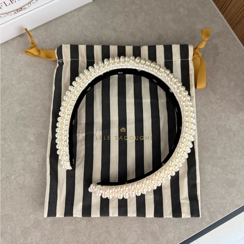 Lele Sadoughi All Over Pearl Alice Headband
